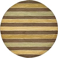 Vista 23 de Unique Loom Fars Collection - Alfombra de área - Monterey (2' 2" x 3' 1" Rectángulo, Marrón/Crema)