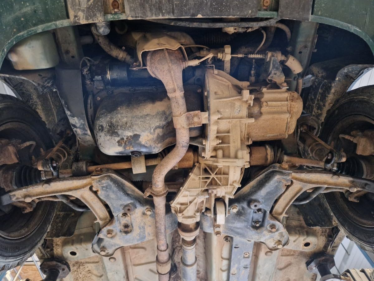 Piastra paramotore in acciaio compatibile con Fiat Panda 4x4