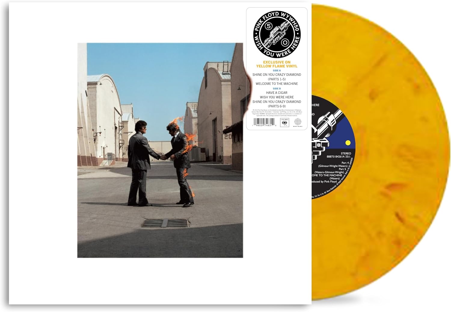'Wish You Were Here (50th Anniversary) [Yellow Flame LP]'