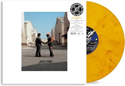 'Wish You Were Here (50th Anniversary) [Yellow Flame LP]' [VINYL] por Pink Floyd, capa do álbum
