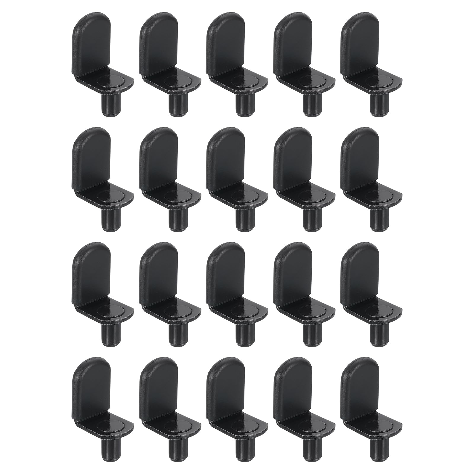 Support d'étagère 6mm noir pour réorganiser les placards de cuisine et bibliothèque