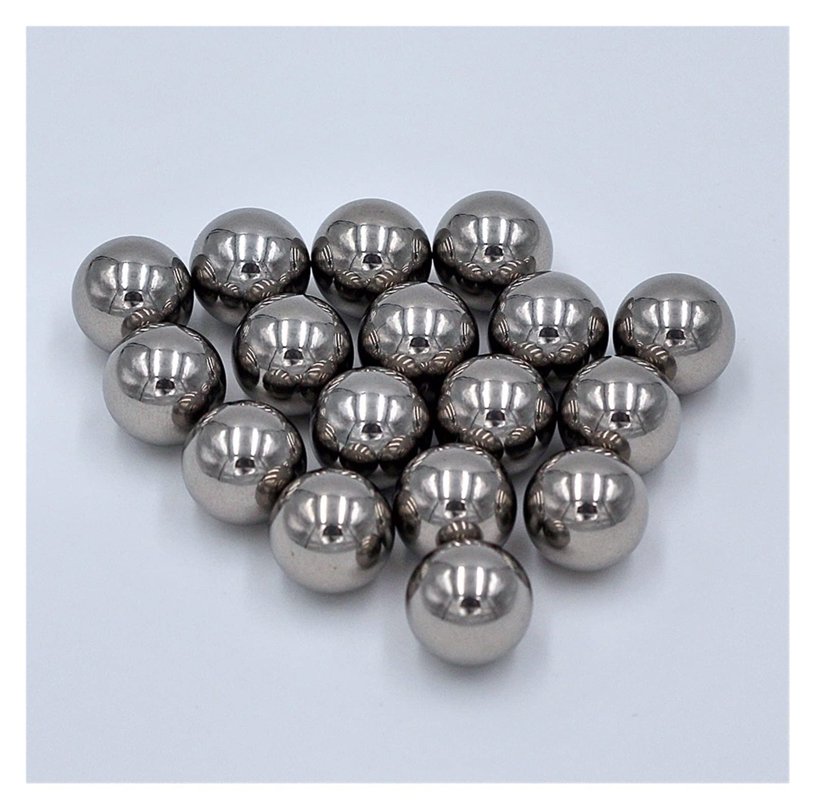 AISI 304 Bola de acero inoxidable 11 mm-20 mm 12 mm 12.7 mm 14 mm 15 mm 16 mm 18 mm 19.05 mm Grado 100 bolas de rodamiento sólido de alto precisión(50pcs,20mm)