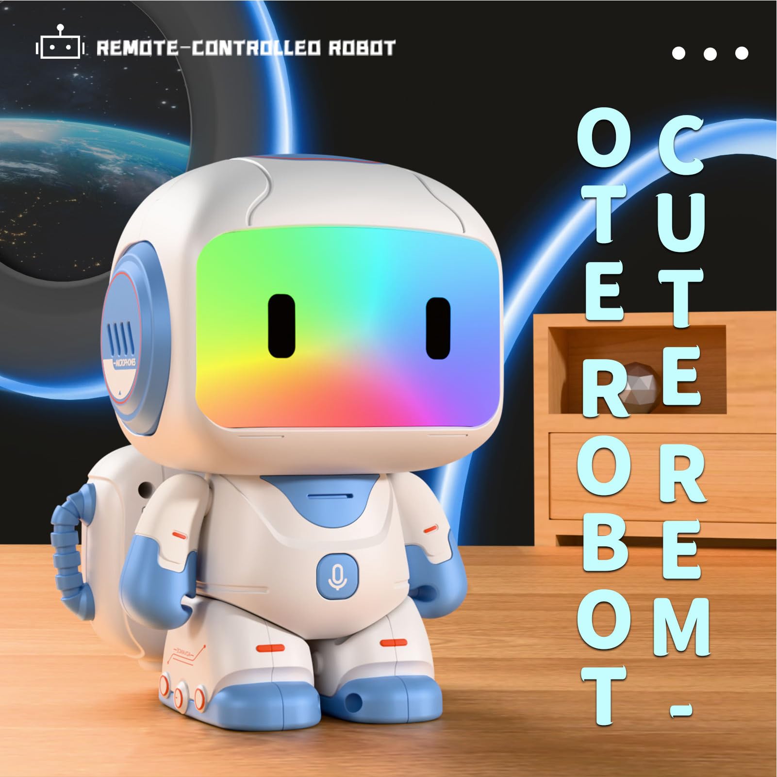 Robot Giocattolo Educativo per Bambini Programmabile E Ricaricabile Con
