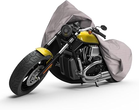 Seal Skin Covers Motorcycle Cover Waterproof Outdoor All Season Universal Outdoor Sun Protection with Night Reflective Lock-Holes & Storage Bag 97" L X 42" W X 49" H