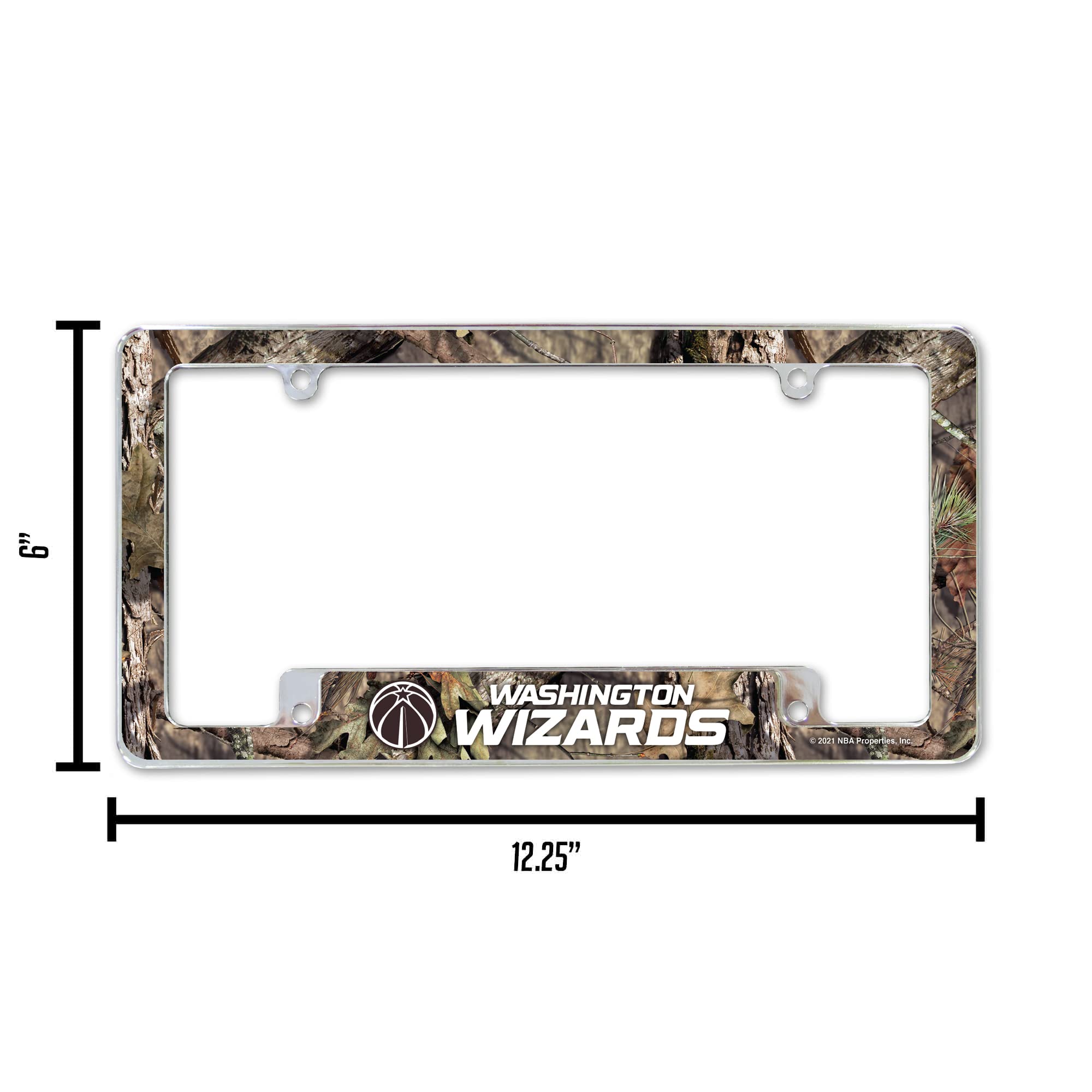 Rico AFC71030BMO Wizards/Mossy Oak Camo Break-Up Country All Over Chrome Frame (Bottom Oriented)