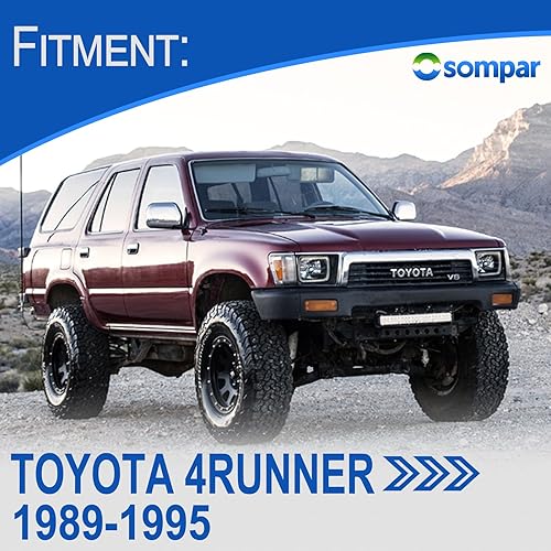 Miniatura 2 de Osompar Portavasos central compatible con Toyota 4Runner 1989, 1990, 1991, 1992, 1993, 1994, 1995, sustituye al panel de instrumentos 55620-89103