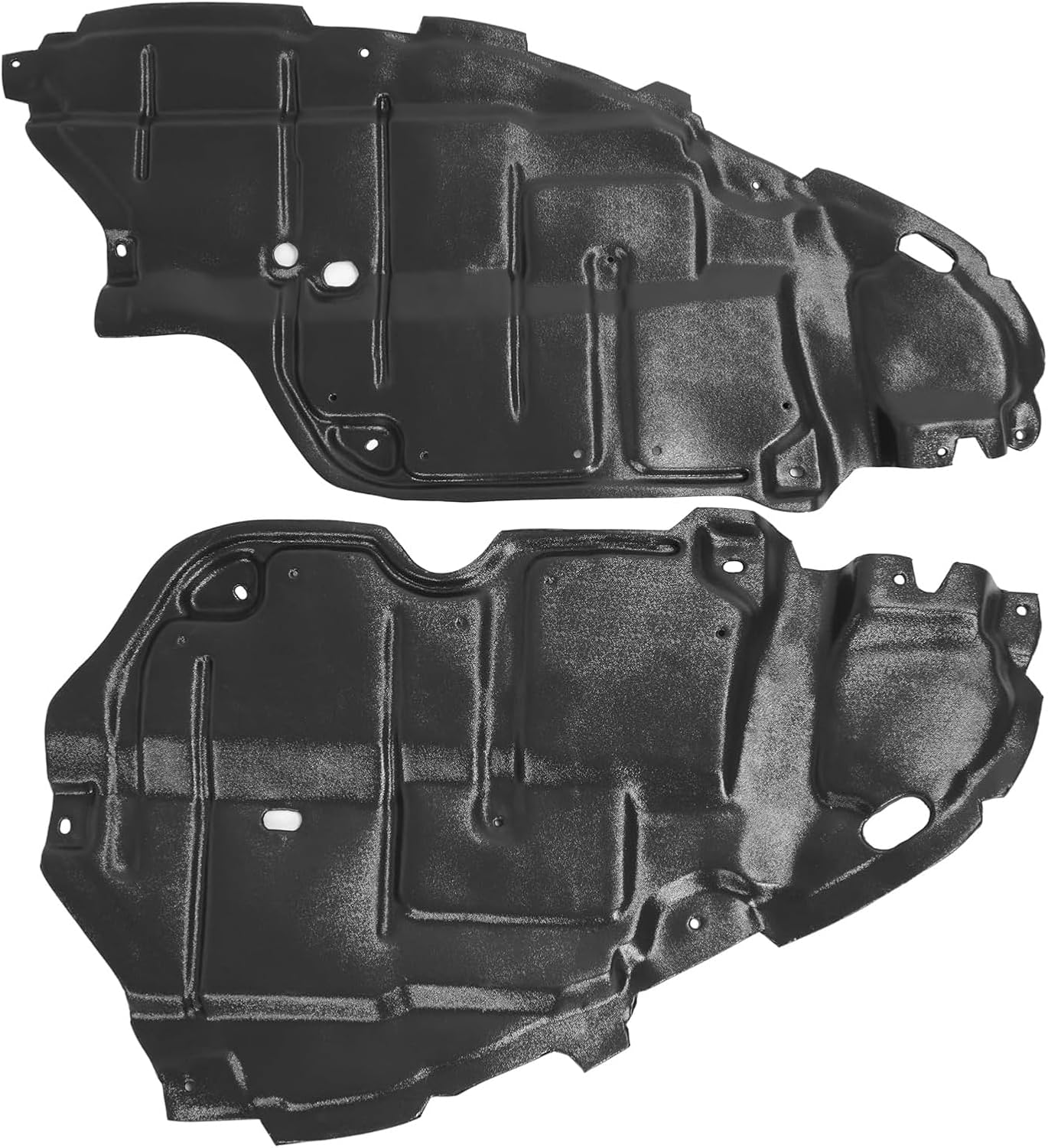 Engine Splash Shield Plate Compatible with 2007-2011 Toyota Camry Replacement for TO1228171 TO1228170 5144106110 5144206100 Engine Cover Undercar Shield Guard Left & Right Side