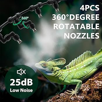 Reptile Misting System MYGIIKAKA Reptile Fogger Automatic Reptile