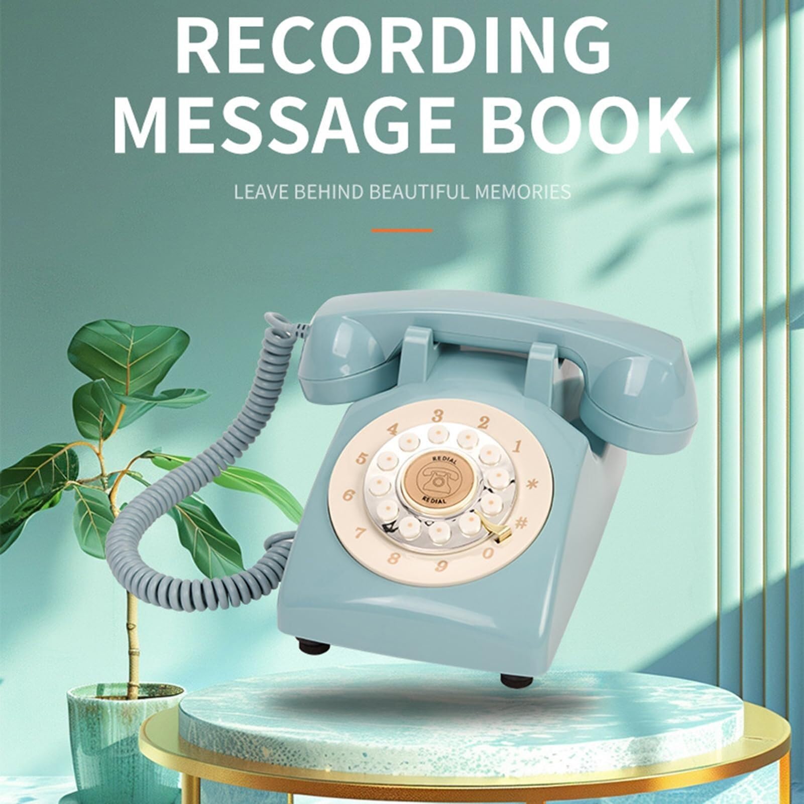 Libro De Firmas De Audio Vintage: Graba Mensajes De Voz Personalizados para Bodas, Aniversarios, Baby Showers O Eventos Especiales. Libro De Firmas con Diseño Retro,Beige-24x22x13cm