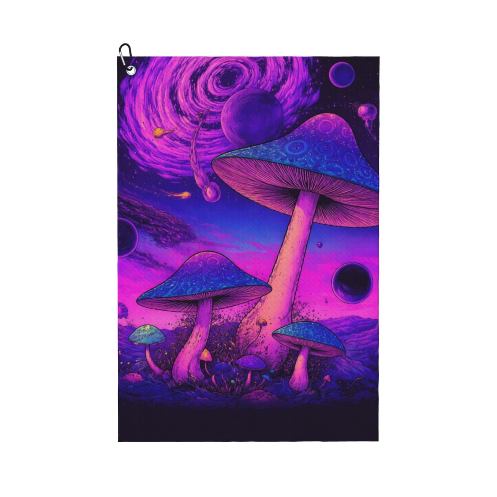 BSDFGSDD Trippy Mushrooms Art Golf Towel 24 x 16 inches