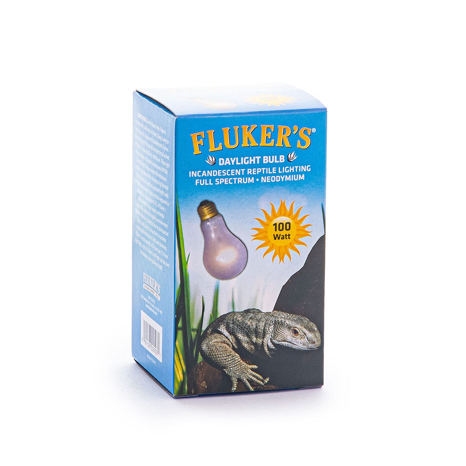 Fluker's Incandescent Reptile Lighting, Full Spectrum Daylight Bulb for Reptiles, Made with Neodymium, Provides Infrared Light, 100-Watt - image 2