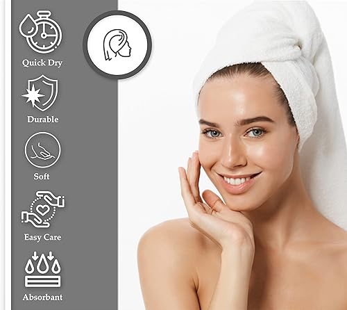 Miniatura 5 de GOLD TEXTILES Paquete de 36 toallas de baño pequeñas blancas de 20 x 40 pulgadas, mezcla de algodón, económicas, a granel, para usos comerciales,