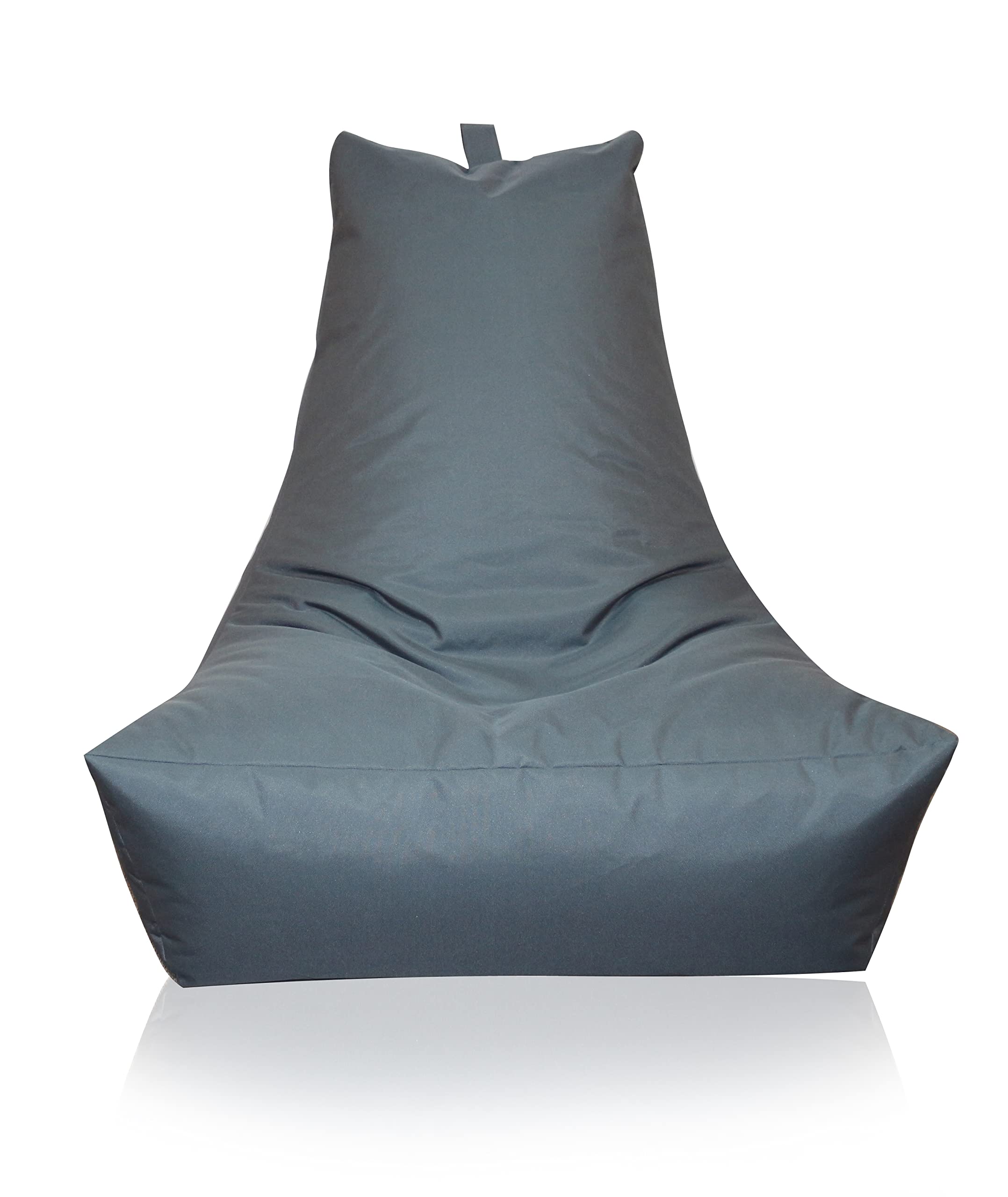 Mesana XXL Lounge-Sessel, ca. 100x90x80 cm, Sitzsack für Outdoor & Indoor, wasserabweisend, Farbe grau