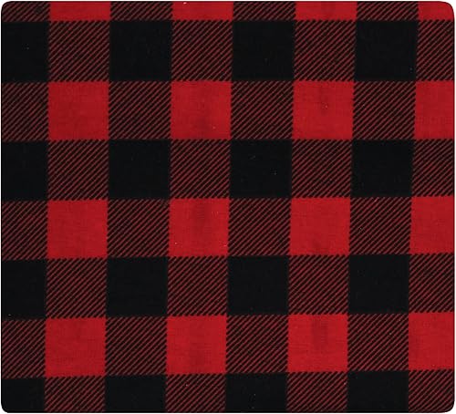 Miniatura 4 de Hudson Baby - Paquete de mantas de franela de algodón para bebé, unisex, diseño de oso y cuadros escoceses, tamaño único