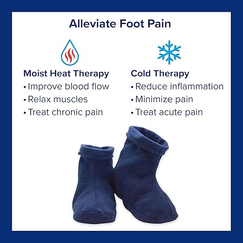 Vista 4 de Carex Health Brands Bed Buddy - Pies cálidos, azul, clavo, canela y eucalipto