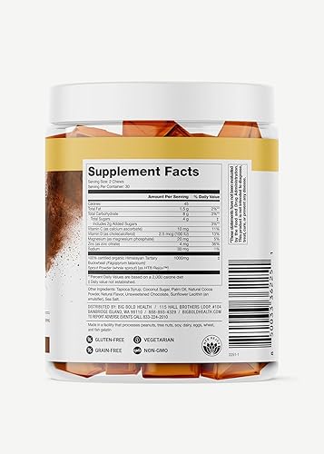 Miniatura 3 de BIG BOLD HEALTH HTB Immune Energy Masticables, trigo sarraceno germinado orgánico con vitamina D, vitamina C, zinc y magnesio. Sabor con delicioso