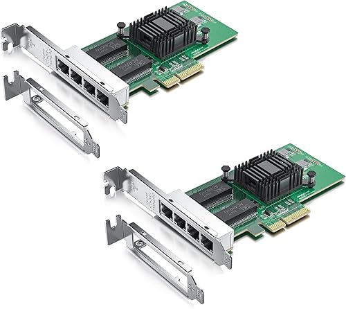 Vista 19 de H!Fiber Mini PCIe Gigabit Ethernet Tarjeta de Red, Puerto RJ45 Único, NIC 1G Compare con Intel I210AT, con Luz LED, Longitud de Cable de 30 cm