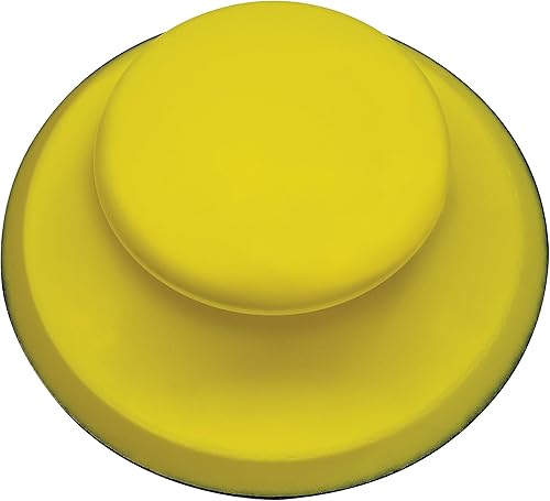 Miniatura 2 de Hyde Lijadora de mano redonda de 5 pulgadas, diseño de gancho y bucle que garantiza cambios rápidos y rápidos de almohadillas de papel de lija y