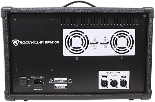 Miniatura 3 de Rockville - Subwoofer de estudio activo / con alimentación, Pro Reference, apm10b, 10 pulgadas, 400W