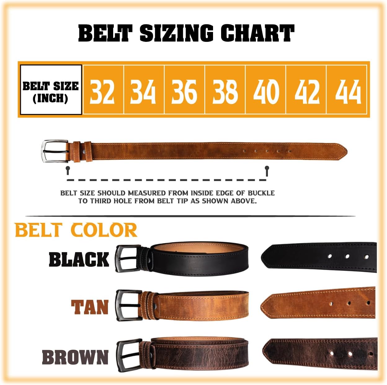 Personalized Leather Belt for Men, Custom Engraved Genuine Leather Belt with Name or Message, Handmade Gift Idea for Husband, Boyfriend, or Dad, Grandpa, Christmas Gift for Him 2025, Holiday Gift Men - Image 4