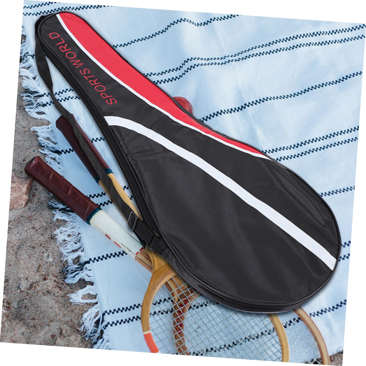 Bolsa Portátil Resistente Tela Oxford para 2 Raquetas de Bádminton