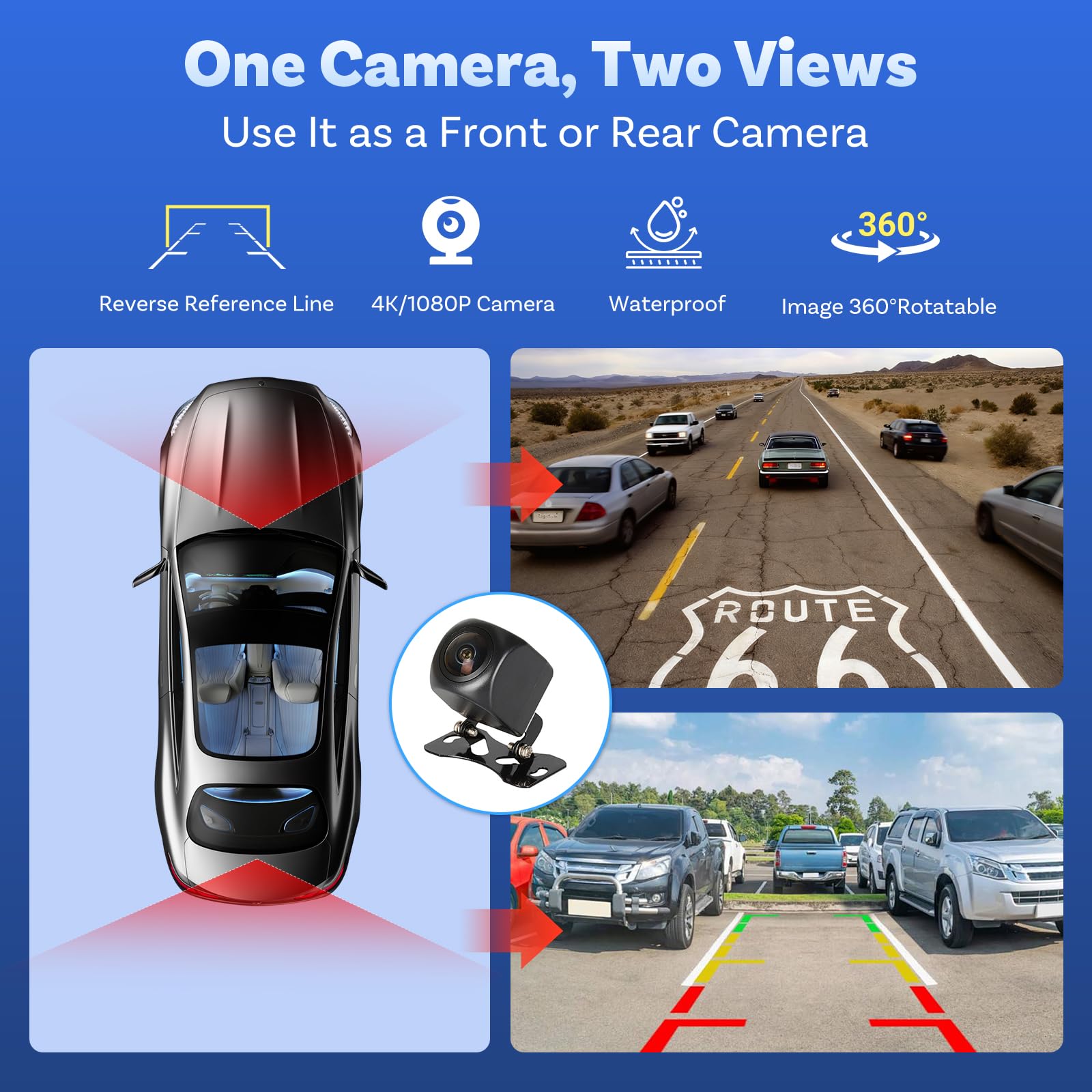 OTTOCAST Ottoscreen AI, Wireless CarPlay Android Auto Display 11,4 Pollici Schermo per Auto Car Play con Telecamera di Retromarcia, con Navigazione Bluetooth FM, Android 15 OS