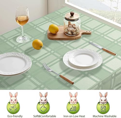 Miniatura 136 de JUCFHY - Mantel rectangular marroquí de tela jacquard a prueba de derrames y resistente al agua y al aceite, mantel decorativo para uso exterior e