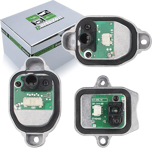 63117419615 Juego de unidades de luz de inserción de diodo de módulo de balasto para BMW Serie 3 320i 328d 330e 330i 340i 2016-2018, F30 F31 F35 LCI