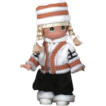 Precious Moments - Norway Girl - Dolls of the World 9" Doll