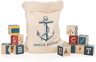 Uncle Goose Nautical Blocks with Canvas Bag - Made in The USA