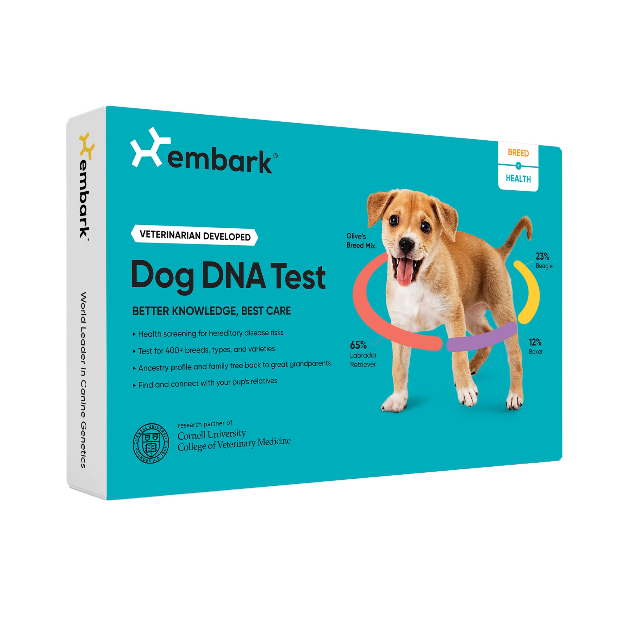 Embark Breed &amp; Health Dog DNA Test – 400+ Breeds, 270+ Health Risks