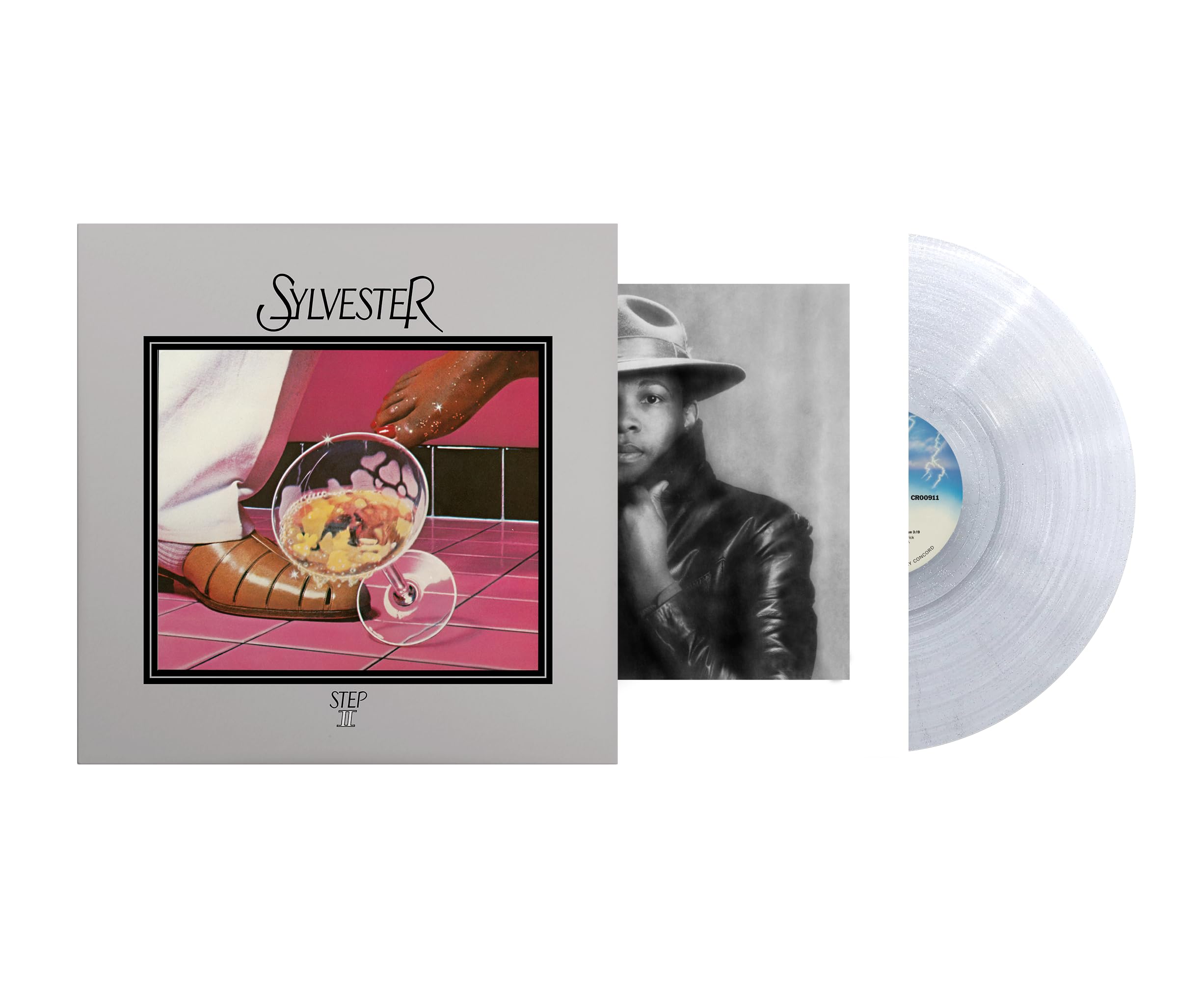 SYLVESTER - Step II (reissue) - limited 'disco ball' clear glitter vinyl LP