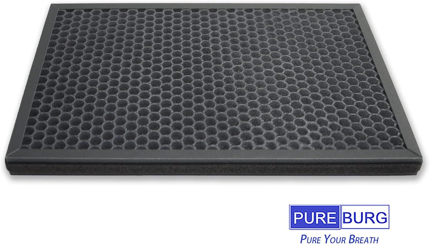 PUREBURG Replacement Filter Compatible with COLZER EPI-186 Air Purifier,2-Pack H13 HEPA Activated carbon 2-IN-1 4-Stage Filtration Air Clean Dust VOCs