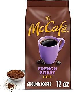 McCafe French Roast, Dark Roast Ground Coffee, 12 oz Bag