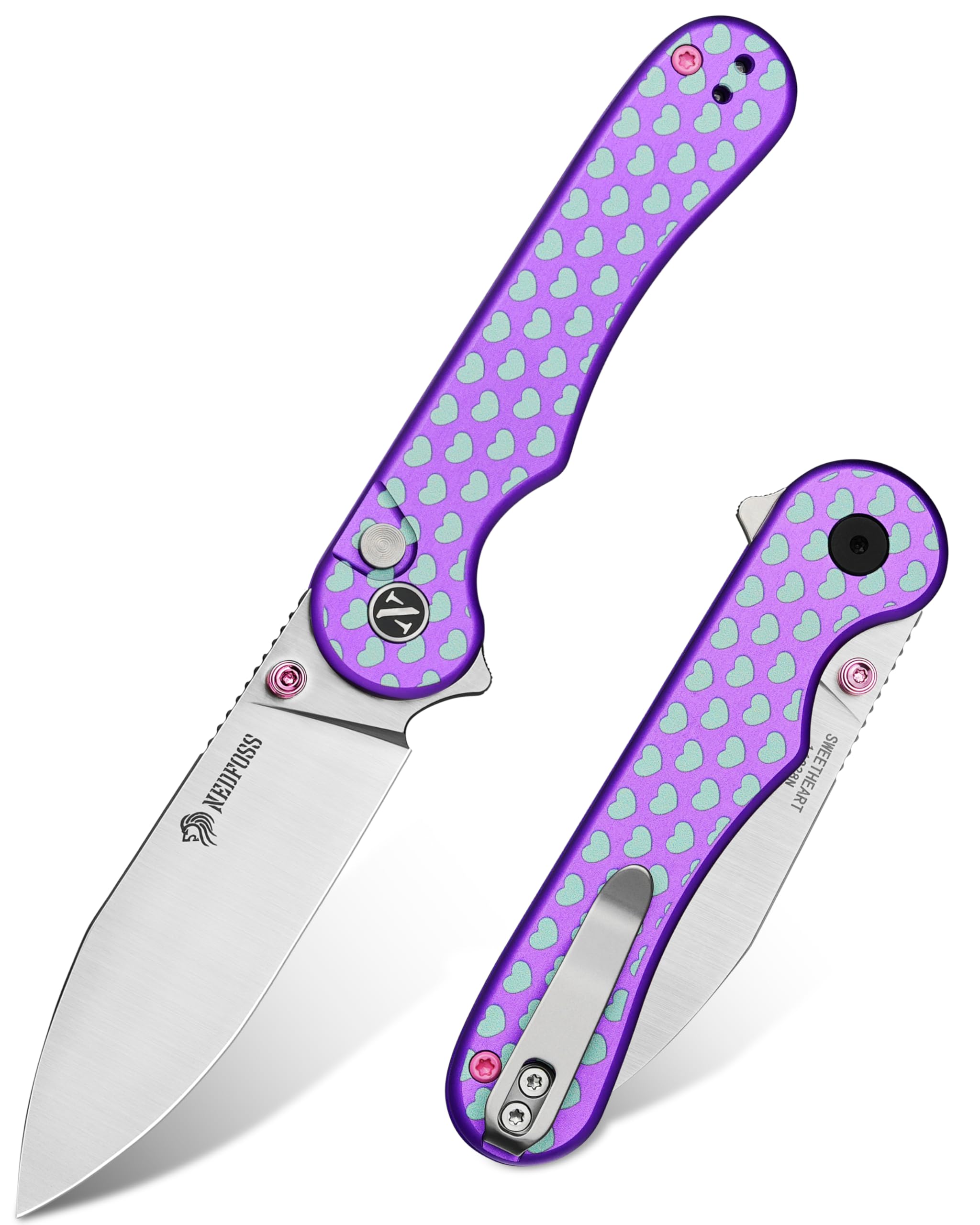 NedFoss Bit Purple Pocket Knife