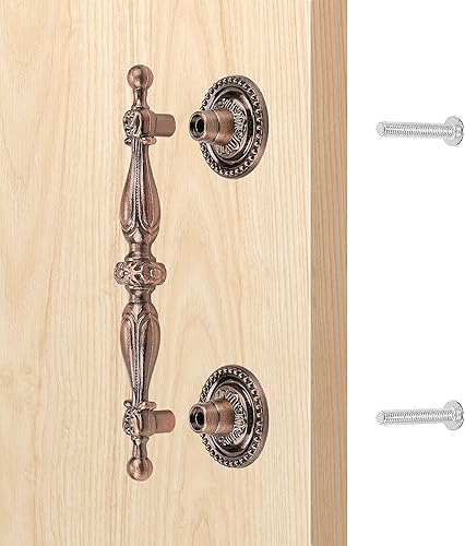 Miniatura 4 de Manijas estilo antiguo para muebles, centros del agujero de 3-12 pulgadas