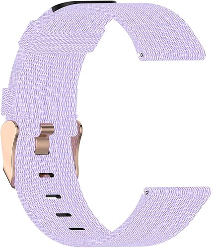 Miniatura 30 de Correa de reloj de liberación rápida de lona de 0.866 pulgadas compatible con Fossil Men's de 1.732 pulgadas Gen 6/Gen 5 Julianna, Q Amarillo,Negro