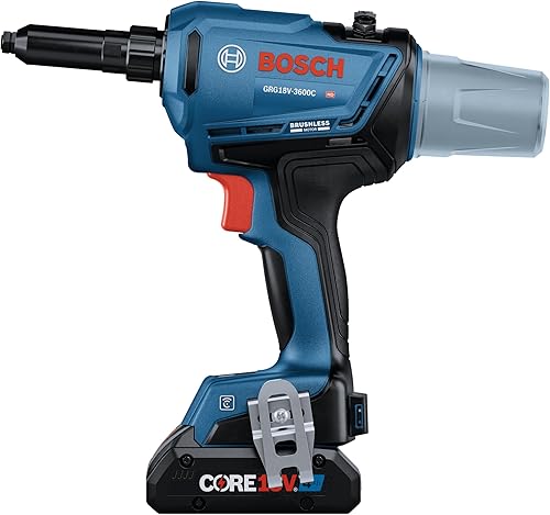 Miniatura 3 de GRG18V-3600CB24 Kit de herramientas de remache conectadas sin escobillas de 18 V con (2) baterías de alimentación avanzada CORE18V de 4 Ah