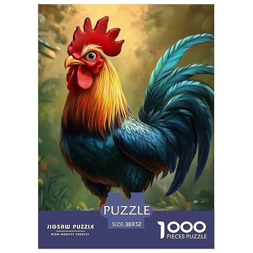 Gallo Puzle De 1000 Piezas para Adultos Y Niños Animal Rompecabeza Exclusivo Entretenimiento Creativo…