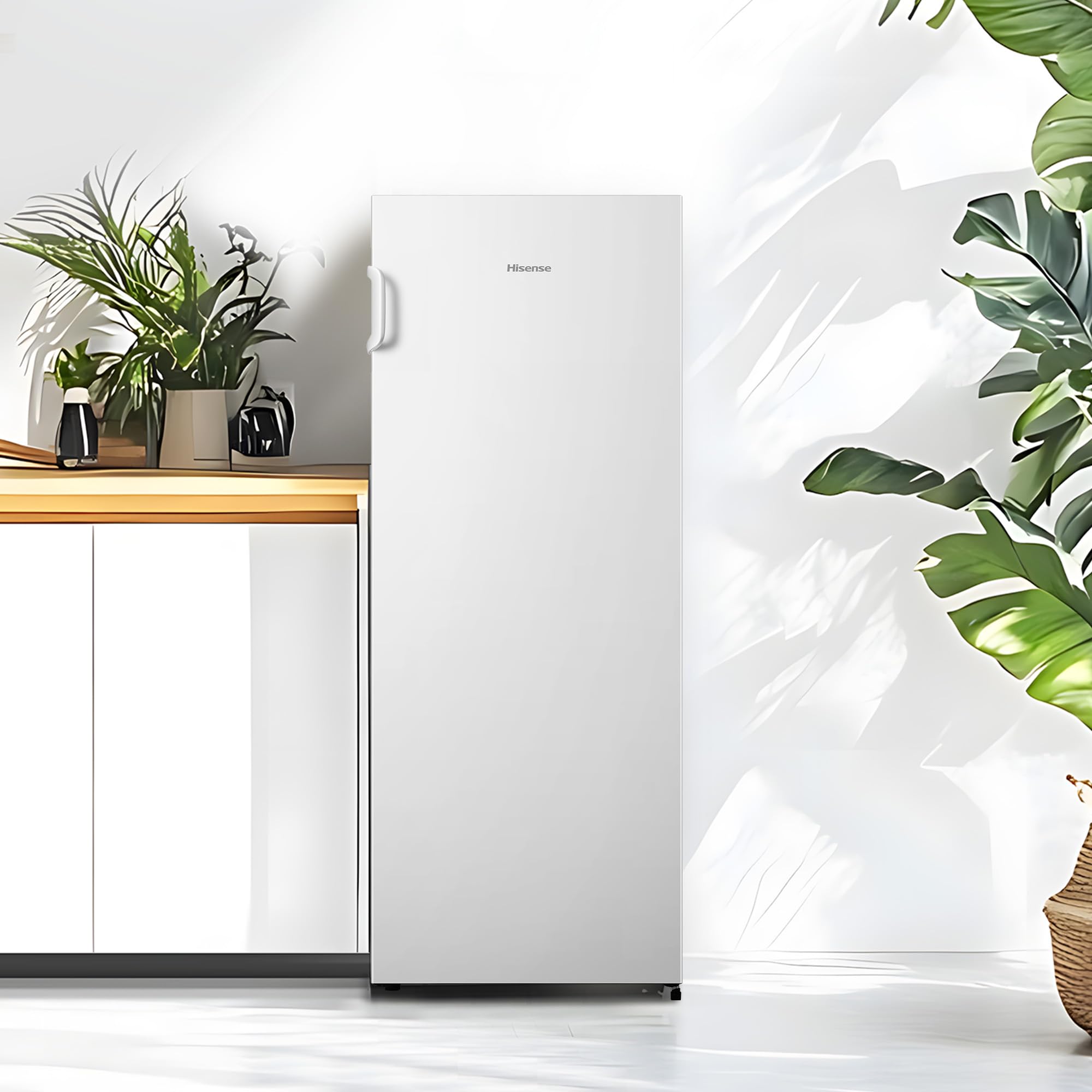Hisense Congelador FV191N4AW2, TotalNoFrost/Superfreeze/ Alarma de puerta, Multiflow 360°/ BigBox/ 143,4 cm/ compartimento congelador 147 l/ 41 dB/ 205 kWh/blanco