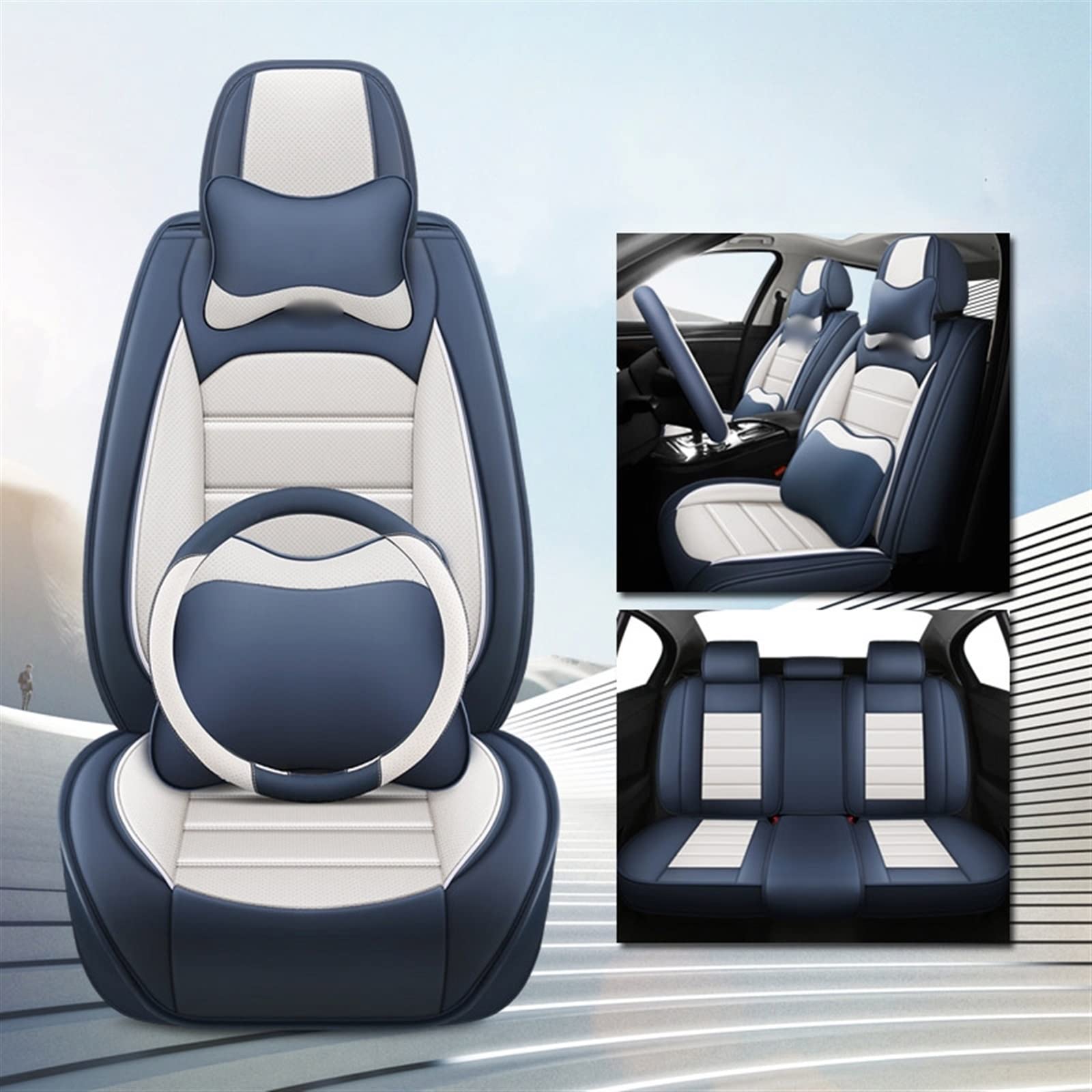 YOUZKA Car Seat Cushion Driver Seat Cushion Home Chair For Kia Sportage 2022 Stinger Stonic Spectra Niro Rio X Line Picanto accessories