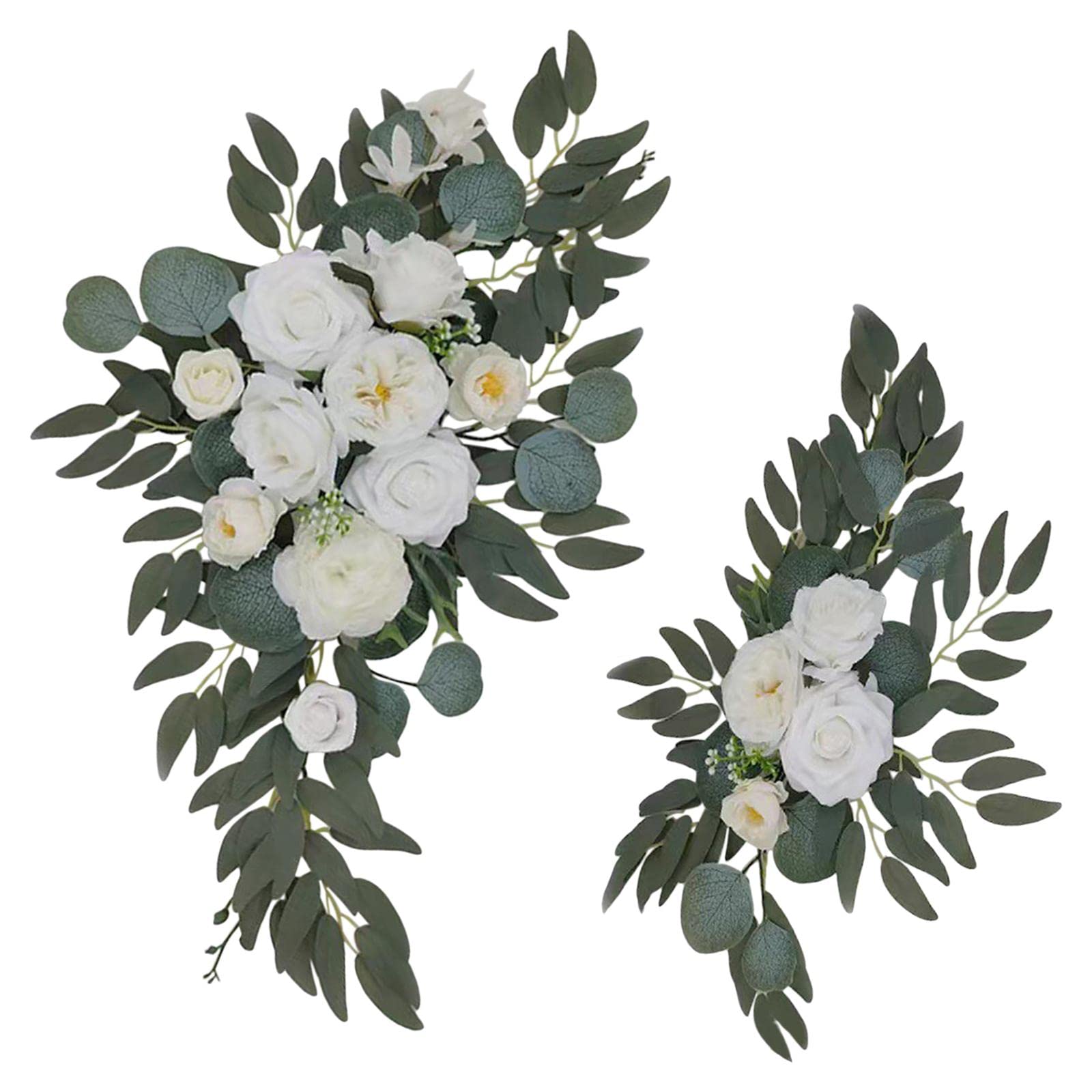 2 de Boda, Flores, Girasoles, Decoración, Estilo Rústico, para Puerta Trasera, Fiesta, Opción 3E