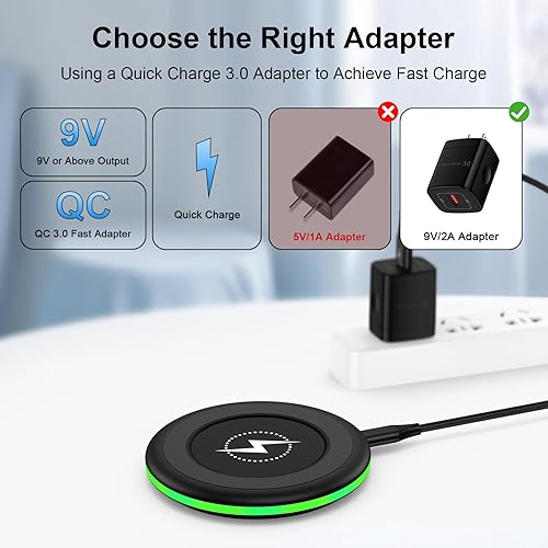 Miniatura 5 de Cargador inalámbrico Google Almohadilla de carga rápida para Pixel 9A 9 Pro XL Fold 8A 7A 8 7 Pro, estación de carga inalámbrica de 15 W, cargador