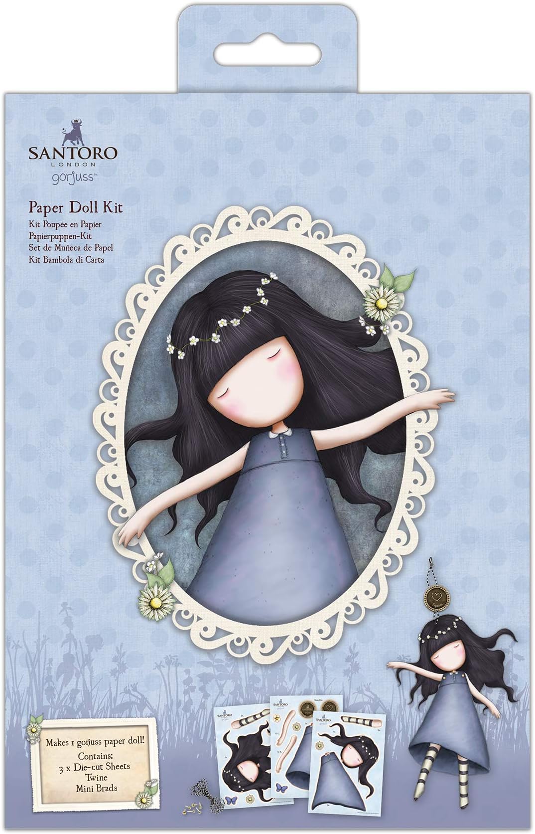 Gorjuss Paper Doll Kit Tiptoes