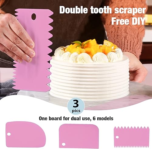 Miniatura 4 de Swpeet 36 pistolas extrusoras de arcilla de color rojo rosa, pasta de azúcar y fondant, pistola de escultura de pastel de arcilla, herramienta de