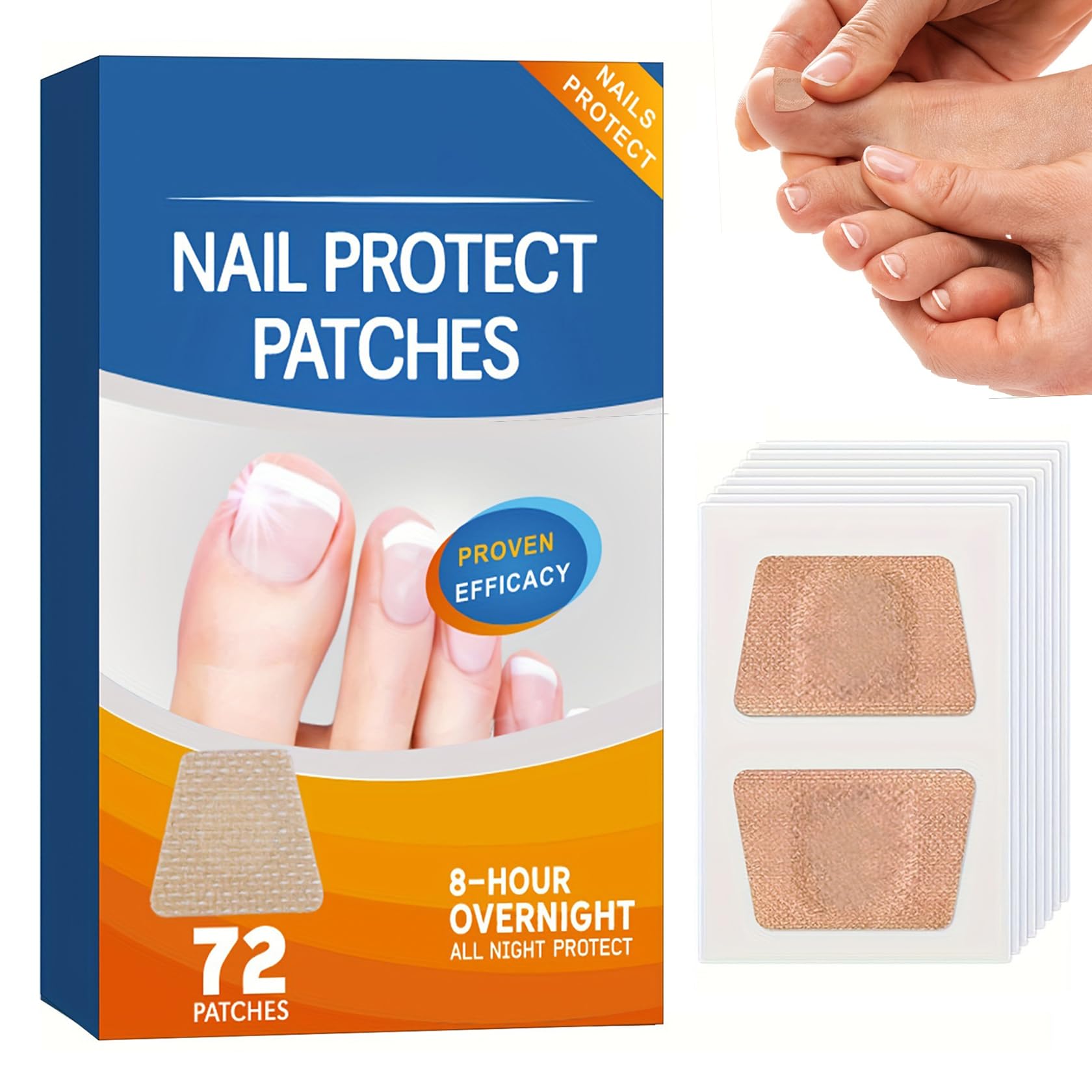 Nail Protect Patches for Overnight and Damage Prevention