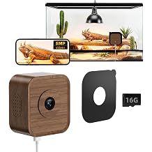 5MP Aquarium & Terrarium & Fish Tank Camera, Time Lapse WiFi Reptile Camera
