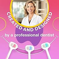 Vista 5 de Trueocity Cepillo de dientes extra suave, cepillos de dientes para niños pequeños 1-2 1-3 2-4, cepillo de dientes de 3 lados de alta eficiencia