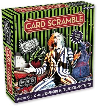 AQUARIUS Beetlejuice Card Scramble, Multicolor