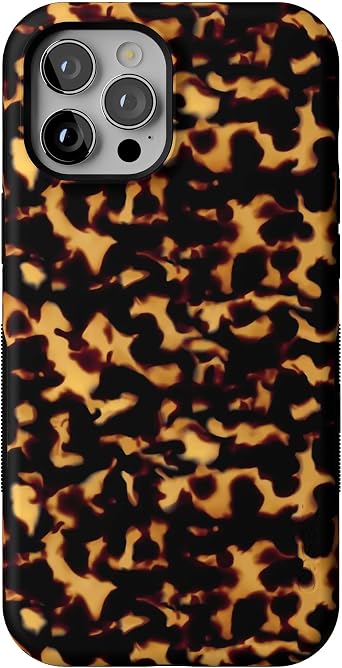 Casely iPhone 12 Pro Max Case | Shell Shocked | Tortoise Print | Bold Protective Design | MagSafe Compatible Design